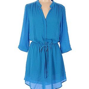 Eight Sixty Bright Blue Long Sleeve Dress - Small